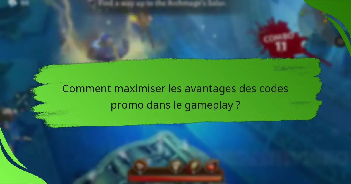 Comment maximiser les avantages des codes promo dans le gameplay ?