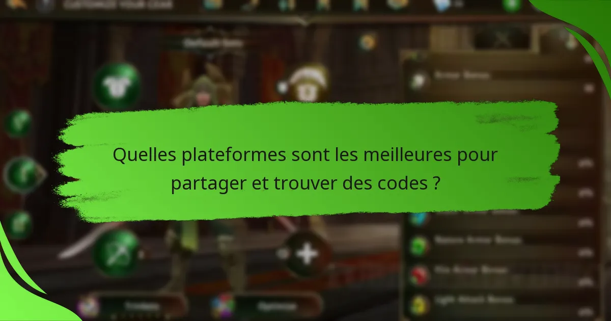 Quelles plateformes sont les meilleures pour partager et trouver des codes ?