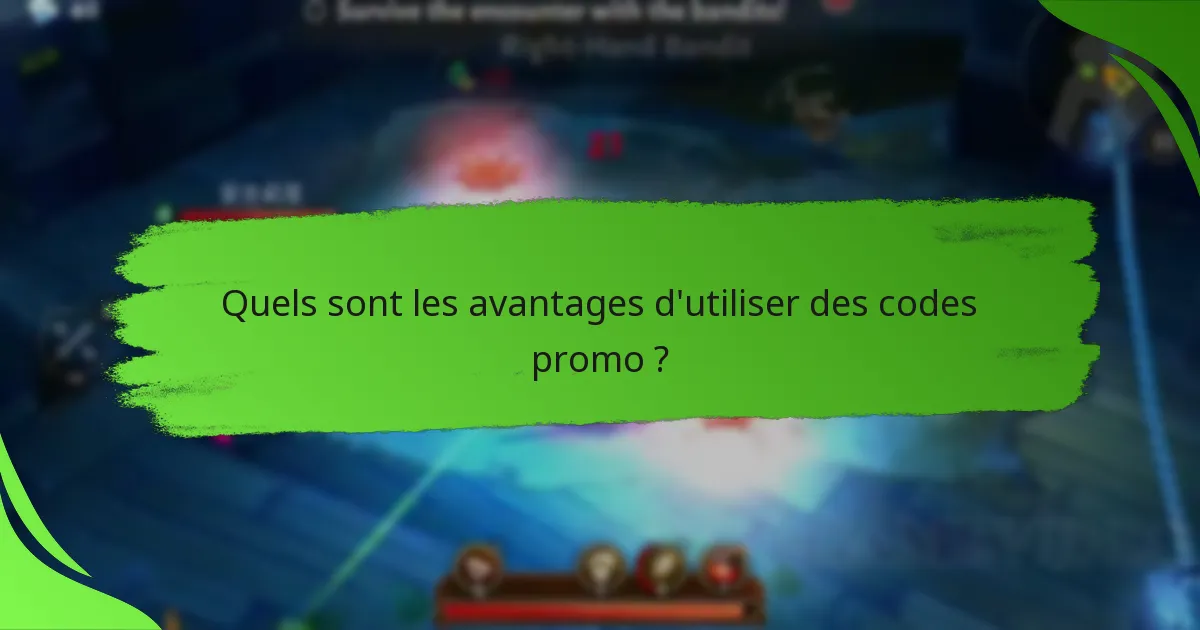 Quels sont les avantages d'utiliser des codes promo ?